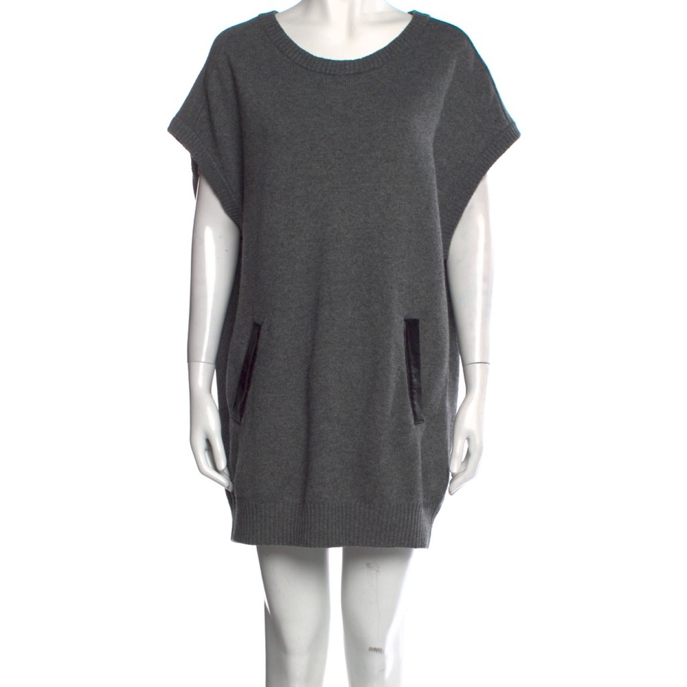 Milly Scoop Neck Mini Dress